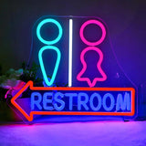 トイレ LED ネオンサイン（ネオン看板）ウォールライト