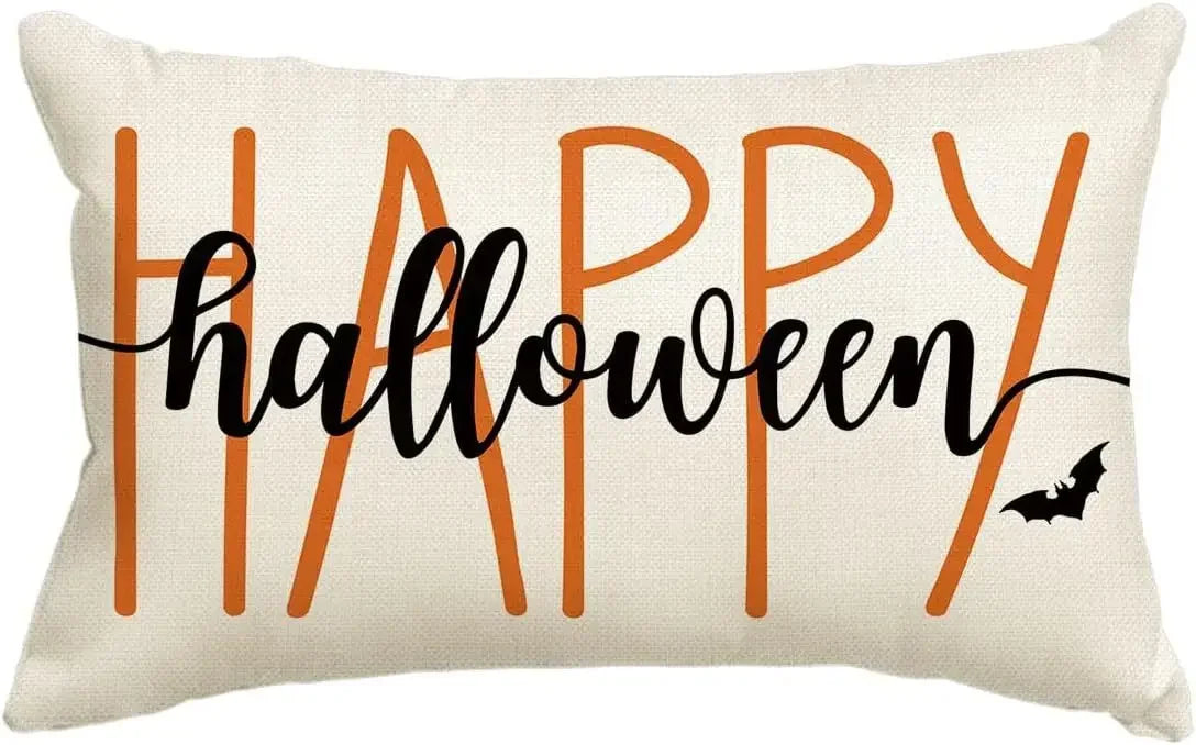 イベント・ハロウィングッズ｜リネンクッションカバー30x50cm