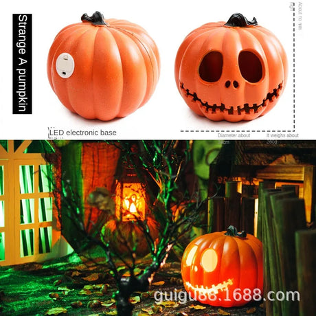 イベント・ハロウィングッズ｜LEDかぼちゃランタン3個セット