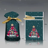 イベント・クリスマス装飾｜ビニール製 クリスマス柄ギフト用バッグ(5個入)