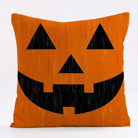 【イベント・ハロウィングッズ】ハロウィン柄クッションカバー 45×45cm