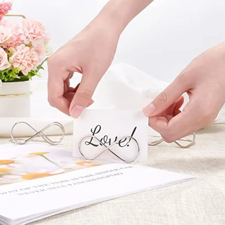 イベント・結婚式装飾｜プラチナ テーブルナンバーホルダー 10個セット