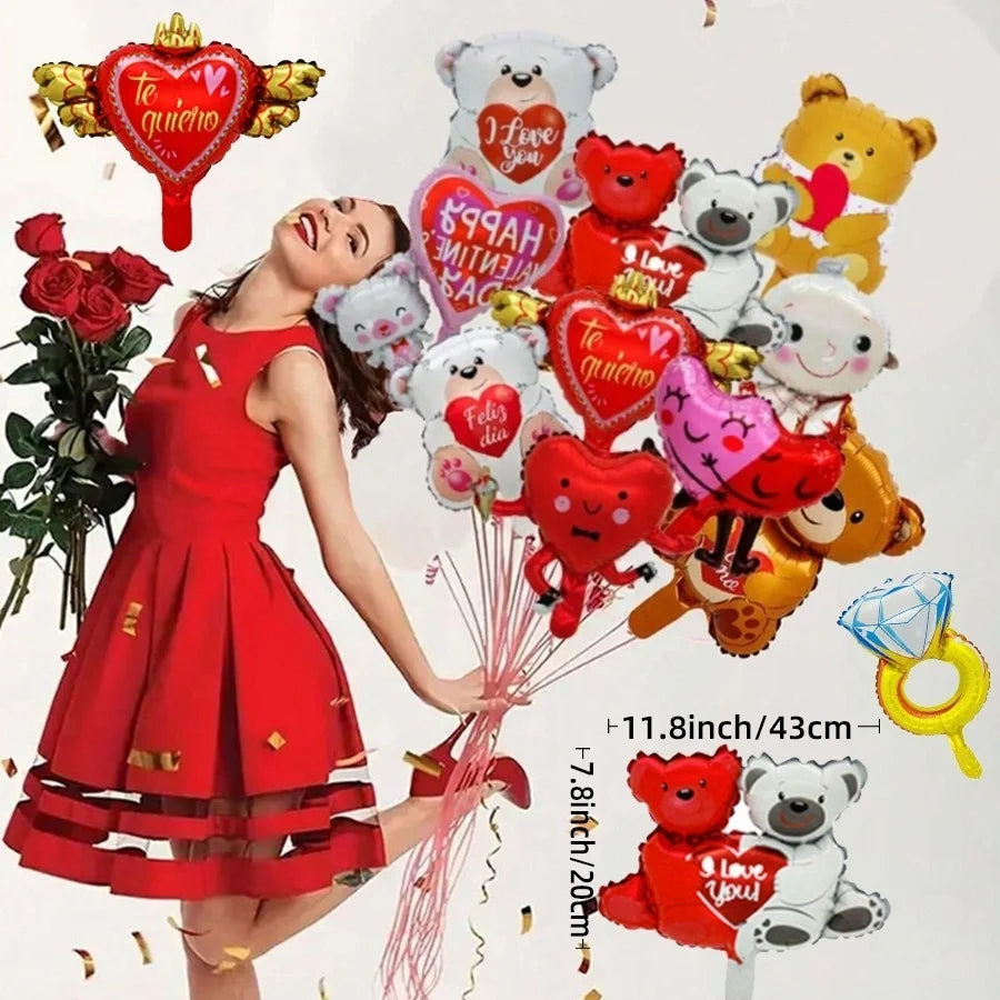 60インチ ラブテディベア型バルーン