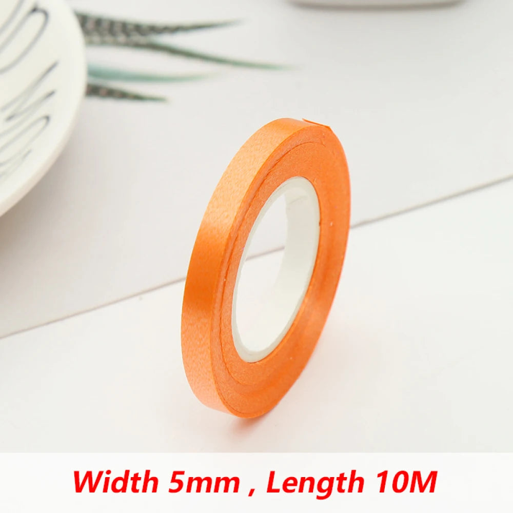 イベント・バルーン装飾 | クラフト用サテンリボン5mm | 10m巻
