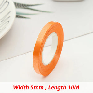 イベント・バルーン装飾 | クラフト用サテンリボン5mm | 10m巻