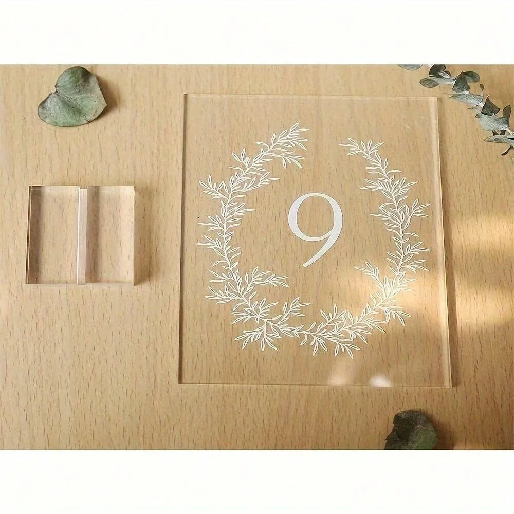 イベント・結婚式装飾｜アクリルアーチテーブル番号セット