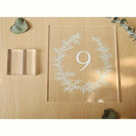 イベント・結婚式装飾｜アクリルアーチテーブル番号セット