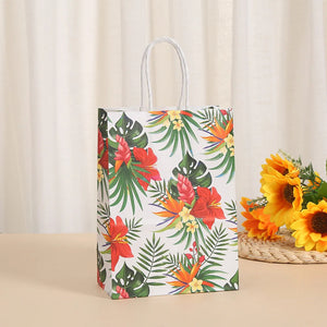 |ノベルティ用品 | トロピカル柄ギフトバッグ12個セット | W15×H21×D8cm