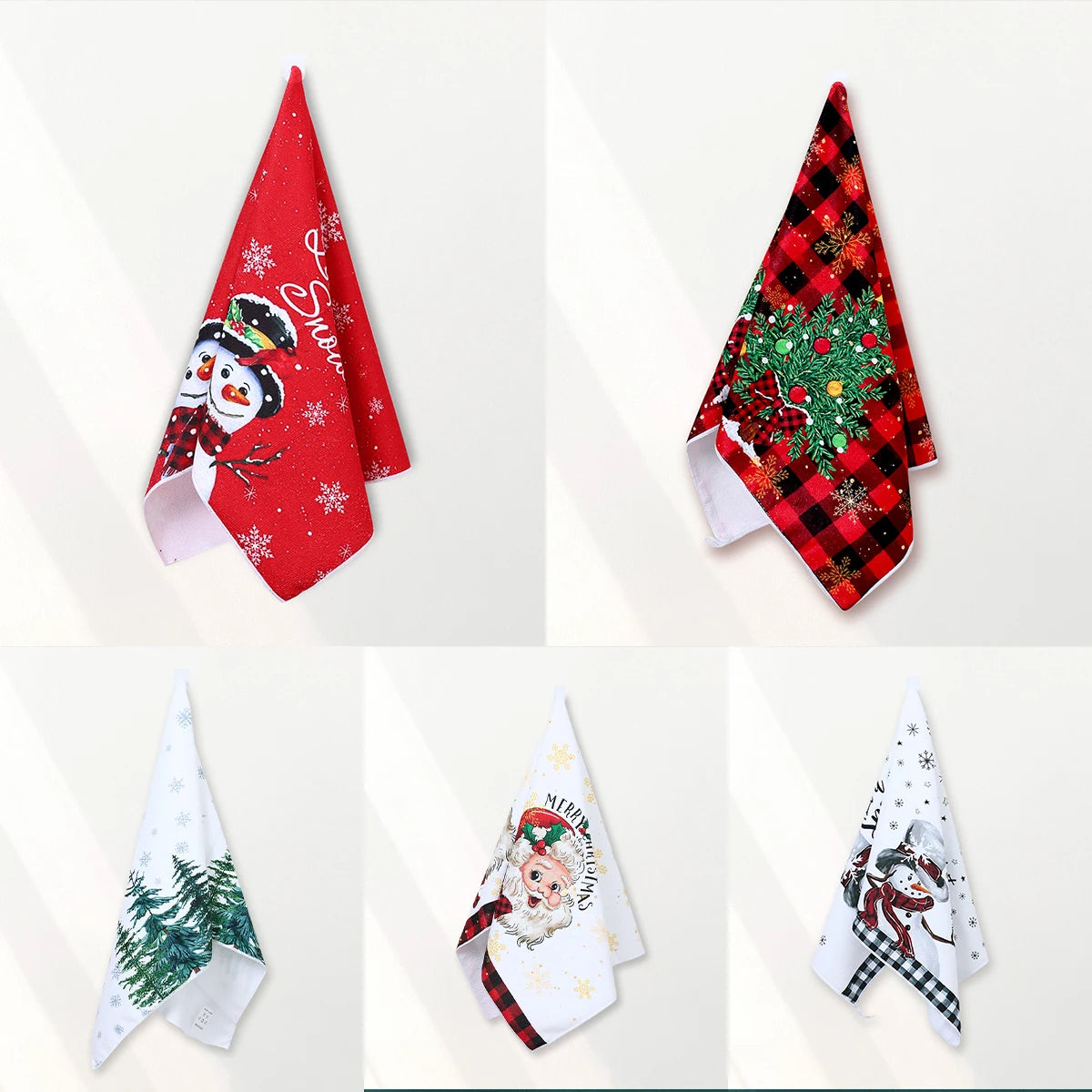 イベント・クリスマスグッズ｜クリスマス柄キッチンタオルセット(1枚/２枚)