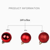 イベント・クリスマス装飾｜ボールオーナメントセット 6個入り