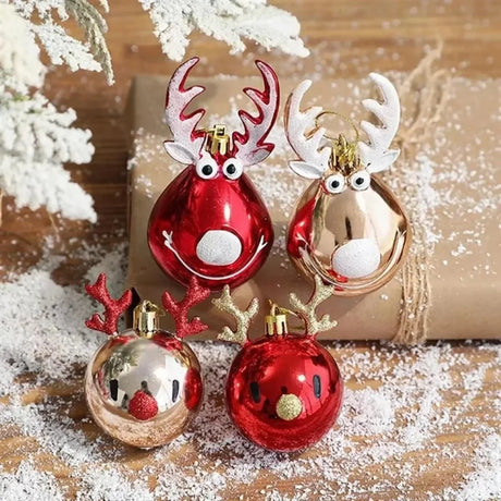 イベント・クリスマス装飾｜エルククリスマスボールオーナメント