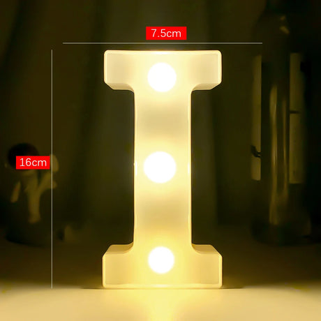 LEDナイトライト 【アルファベット・数字型】（乾電池式）