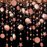 イベント・クリスマス装飾｜輝く星のロングバナー デコレーション 4m