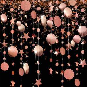 イベント・クリスマス装飾｜輝く星のロングバナー デコレーション 4m