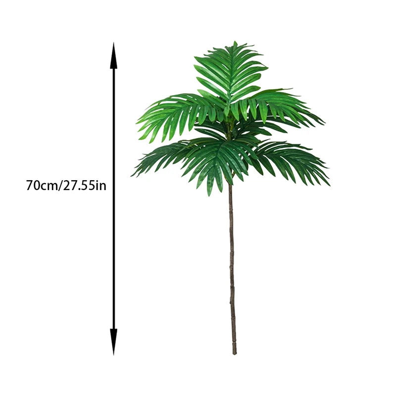 70～150cm・大型人工ヤシの木・フェイクトロピカル植物・グリーンモンステラの葉