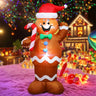 イベント・クリスマス装飾｜LED付きサンタクロース1.8m飾り