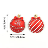 イベント・クリスマス装飾｜12個セット 木製クリスマスボールペンダント