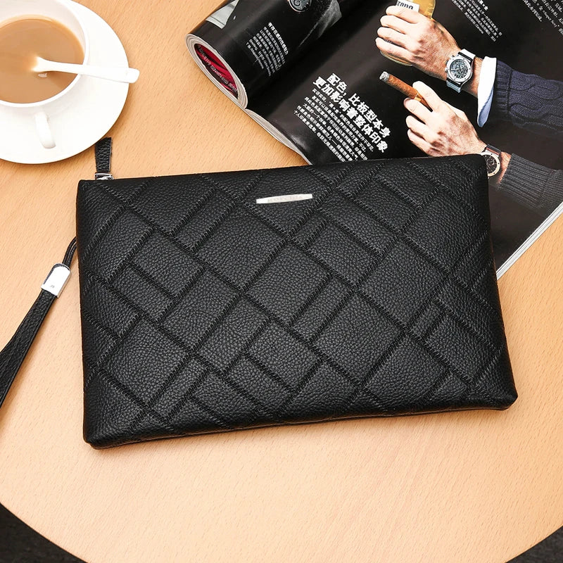 |イベント・ノベルティ用品 | メンズ高級本革ビジネスハンドバッグ | W28xH17xD2.5cm