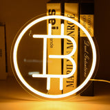 ビットコインネオンサイン（ネオン看板）LEDライト