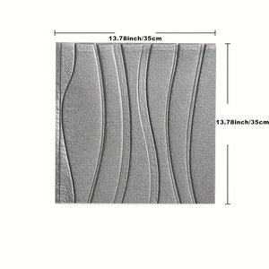 【DIY用】３D壁面タイル風 ステッカー(4枚入/12枚入）