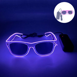 イベント・ハロウィングッズ｜パーティー用 LEDライトで光る！メガネ