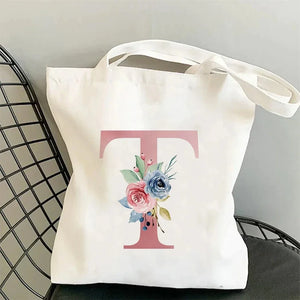 |ノベルティ用品 | イニシャルプリントトートバッグ | 35×40c
