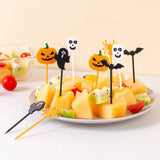イベント・ハロウィングッズ｜プラスチック製ケーキトッパー10個セット