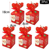 イベント・クリスマス装飾｜手さげ型・ボックス型 ギフト用バックセット(4pcs/5pcs)