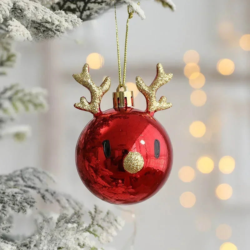 イベント・クリスマス装飾｜エルククリスマスボールオーナメント
