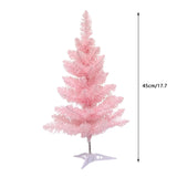 イベント・クリスマス装飾｜ピンク45cm卓上クリスマスツリー