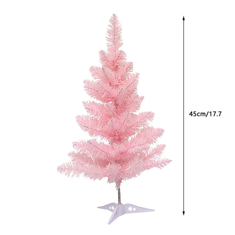 イベント・クリスマス装飾｜ピンク45cm卓上クリスマスツリー