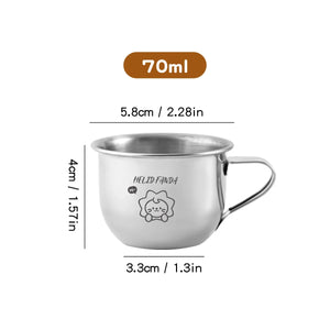|イベント・ノベルティ用品 |ステンレス製 アニマル柄ミニカップ | 70ml