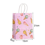 |ノベルティ用品 | アイスクリーム柄ギフトバッグ| W15×H21×D8