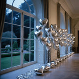 赤いハート型ホイルバルーン 5/10/20個セット