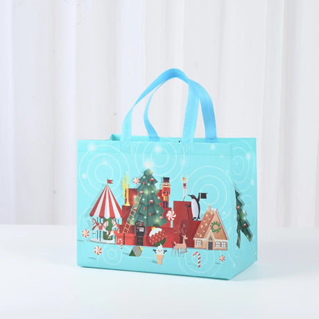 イベント・クリスマス装飾｜防水ギフト用クリスマス柄トートバッグ
