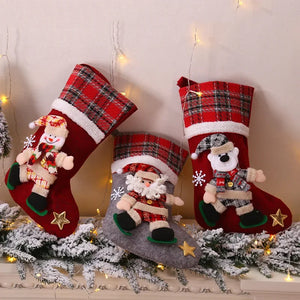 イベント・クリスマス装飾｜クリスマスブーツ型ギフトバッグ
