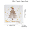 イベント・クリスマス装飾｜紙製クリスマス柄ギフトボックス