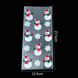 イベント・クリスマス装飾｜ギフト用 ビニール製バッグ (50枚セット)