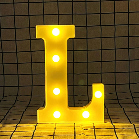 【LED装飾】LEDライト・デコレーションライト（ハート/数字/アルファベット）