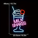 ミルクシェイク ワンダーランド ネオンサイン（ネオン看板）ライト