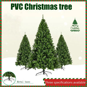 【1.2m/1.5m/1.8m/2.1m】グリーン クリスマスツリー（PVC製・組立式）