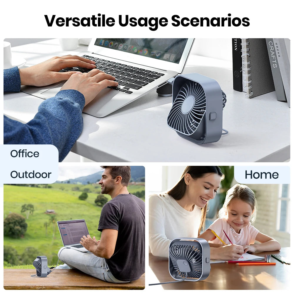 |イベント・ノベルティ用品 | USB接続 3段階調整ミニデスクファン