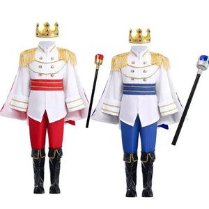 イベント・クリスマスグッズ｜キッズ用プリンスコスチューム７点セット(110～150c)