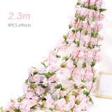 パーティー・インテリア装飾｜造花 桜ガーランド（1.8M/2.3M）