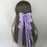 イベント・ハロウィングッズ｜メイド風 特大リボンヘアアクセサリー