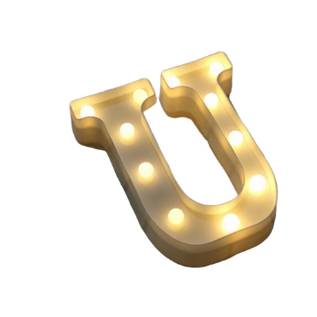 【LED装飾】LEDライト・デコレーションライト（ハート/アルファベット/数字）