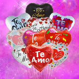 18インチ スペイン語ハートホイルバルーン 10個セット