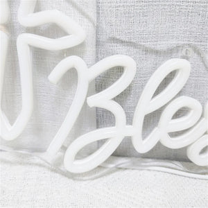 God Bless  LEDネオンサイン（ネオン看板） USB電源