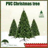 【1.2m/1.5m/1.8m/2.1m】グリーン クリスマスツリー（PVC製・組立式）