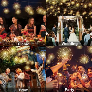 イベント・パーティー装飾｜LED花火型ライト リモコン付き8モード